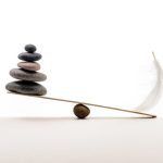 Symbolische balans: prestaties wegen af tegen risico in aandelenanalyse