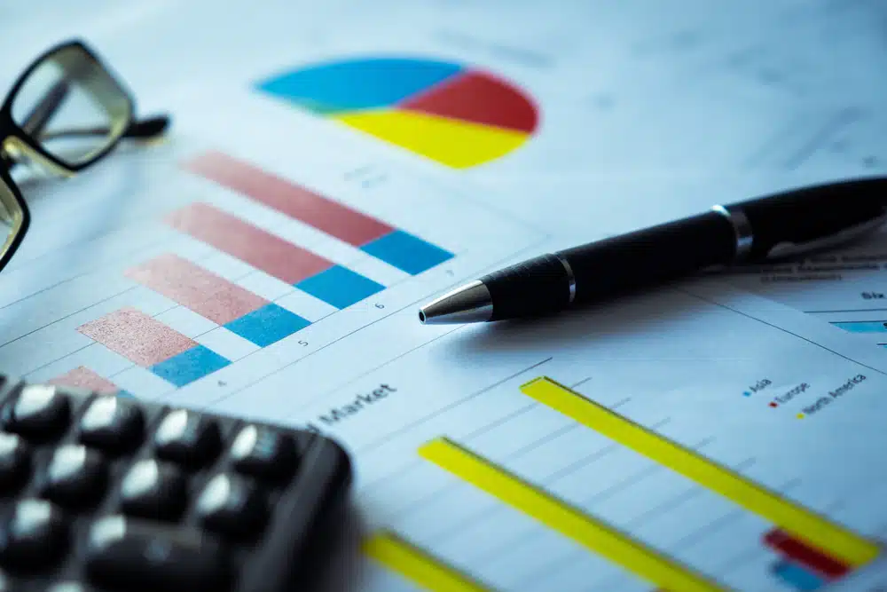 Portefeuillebeheer – grafieken en rapporten met pen en rekenmachine