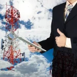 alt="Telecom momentum op koersgrafiek van STOXX Europe 600 Telecommunications met stijgende trend en momentumindicator"