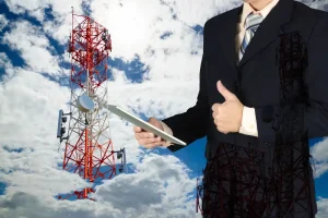 alt="Telecom momentum op koersgrafiek van STOXX Europe 600 Telecommunications met stijgende trend en momentumindicator"