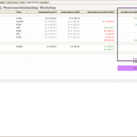 TransFolio tabblad meerwaardebelasting met aanbevelingen